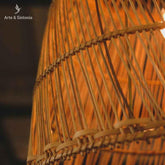 lustre pendente fibra natural boho indonesia bali iluminarias luminarias balinesas rattan decoracao casa sala artesintonia artesanal 7