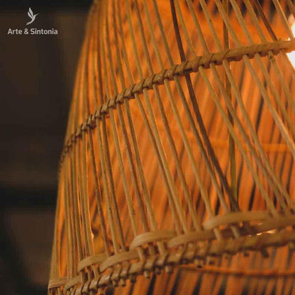 lustre pendente fibra natural boho indonesia bali iluminarias luminarias balinesas rattan decoracao casa sala artesintonia artesanal 7