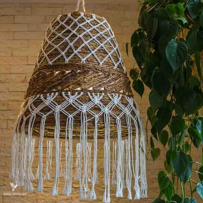 luminaria-lustre-iluminacao-casa-sala-ambientesa-quarto-living-home-objetos-artesanais-boho-decorativos-macrame-trancado