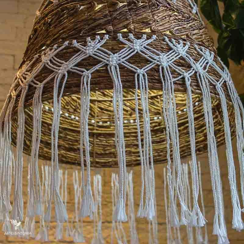 luminaria-lustre-iluminacao-casa-sala-ambientesa-quarto-living-home-objetos-artesanais-boho-decorativos-macrame-trancado=5