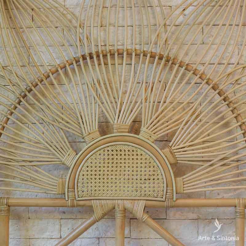 Cabeceira de Cama em Rattan - Bali - Arte &amp; Sintonia bali 2021, bali 22, boho, fibras, moveis bali, PromoFibras, rattan