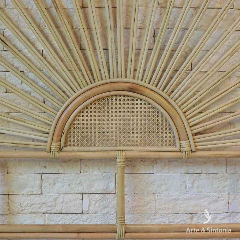 cabeceira de cama decoracao quarto casal queen bali indonesia fibra rattan floral artesanal decorativo artesintonia 3