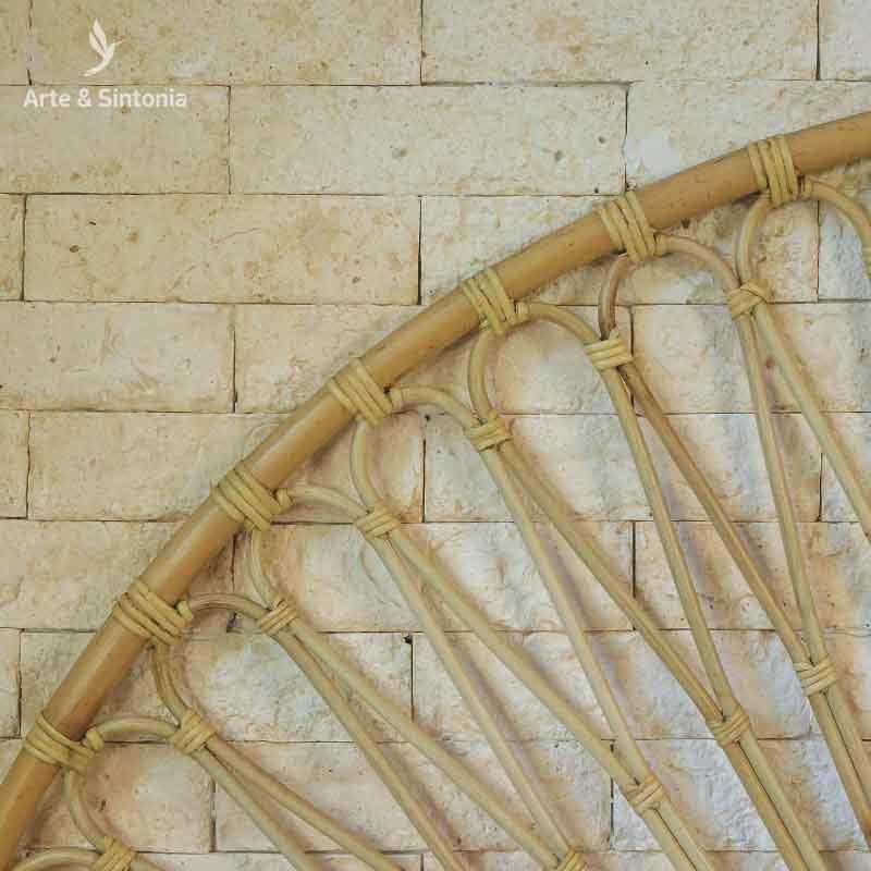 cabeceira de cama decoracao quarto casal queen bali indonesia fibra rattan floral artesanal decorativo artesintonia 2