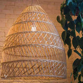 luminaria decorativa rattan fibras naturais objetos decorativos indonesia balineses boho luminarias pendentes lustres trancados tramados artesintonia rustico grande 60cm 2