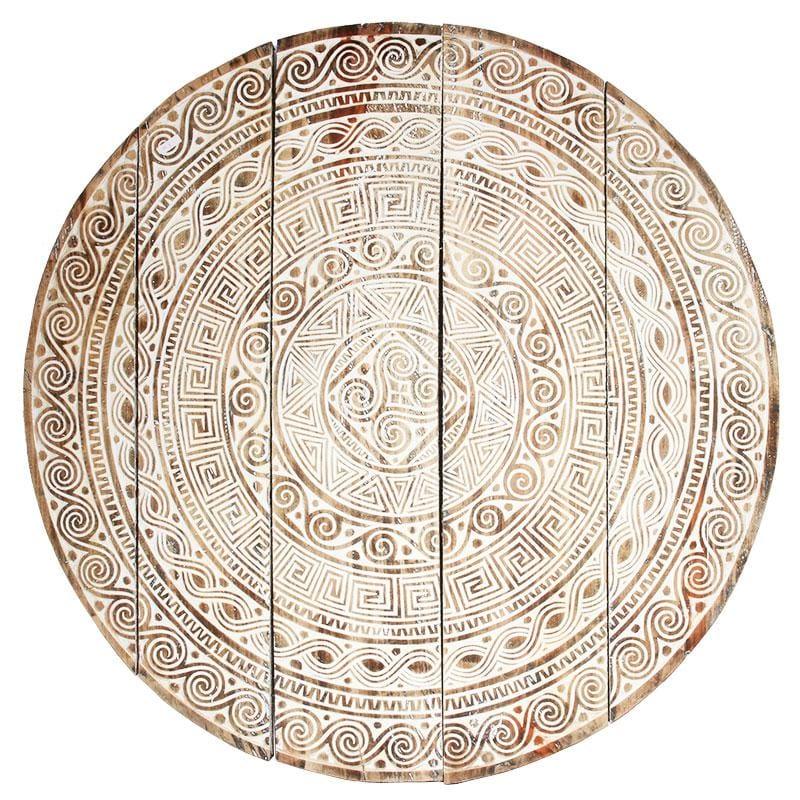 TO2 painel entalhado madeira bali indonesia arte artesintonia redondo branco timor leste 1