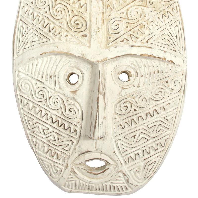 TO8 mascara decorativa grande branca madeira artesanal arte bali indonesia artesintonia 2