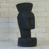 escultura primitivo antik branco preta decorativo home decor decoracao balinesa bali indonesia artesintonia arte tribal timor banco madeira entalhado decorativo wood carving