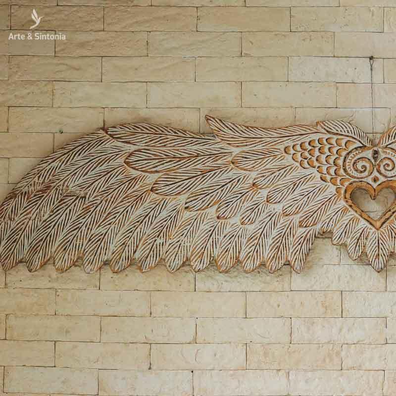 asa madeira grande entalhada patina branca decorativa home decor decoracao parede artesanal arte bali bainesa artesintonia cabeceira cama wall decoration wings timor 6