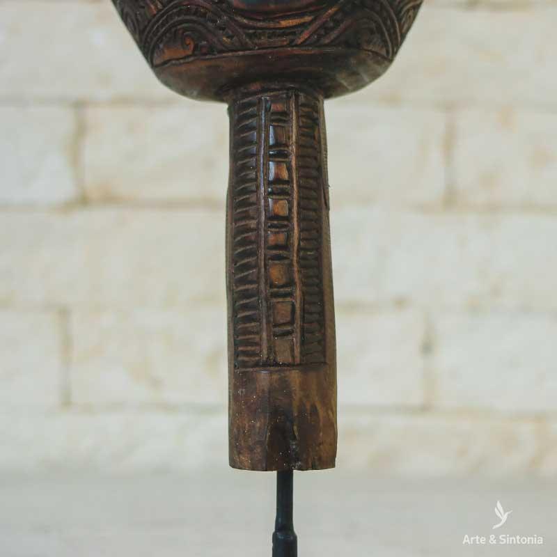 mascara decorativa tribal maori primitiva aborigene decoracao etnica etnicos objetos decorativos entalhados madeira decore sua casa artesintonia bali indonesia 8