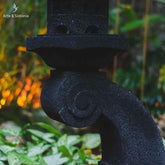 casinha chinesa grande pedra vulcanica home decor decoracao decorativo bali indonesia artesanal arte artesintonia luminaria escultura oriental lava stone carved entalhada garden jardim 3