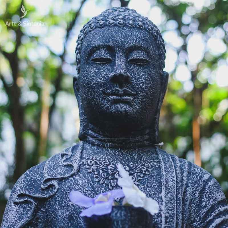 escultura buddha buda fibrocimento para jardim home decor decoracao balinesa bali garden decoracao zen artesintonia objetos misticos 3
