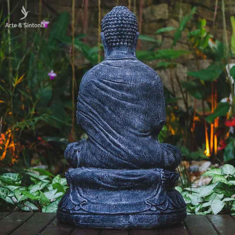 escultura buddha buda fibrocimento para jardim home decor decoracao balinesa bali garden decoracao zen artesintonia objetos misticos 9