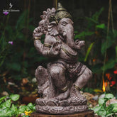 escultura estatua de jardim garden decoration hindu hinduismo cimento cement bali indonesia decoracoes artesintonia divindades pastel estatuas 1