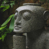 escultura primitivo pedra vulcanica jardim zen garden zengarden balinesa bali arte baliart arte decorativa totem stone sculpture vulcan