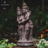 escultura rama sita tons pasteis home decor decoracao garden jardim decoracao hindu hinduismo artesanal balines bali indonesia artesintonia couple