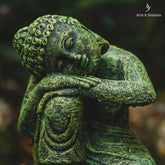 escultura buda buddha verde pedra garden jardim home decor decorativo decoracao zen balinesa bali indonesia budismo artesintonia garden cement sculpture cimento 5