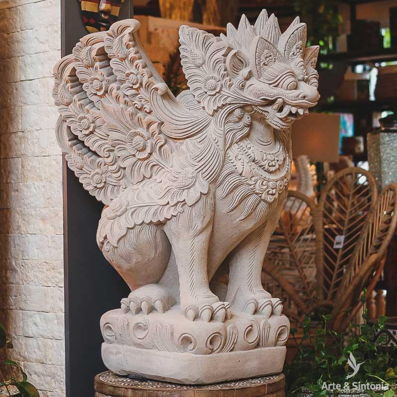 garuda guardiao budista pedra balines bali decor zen decoracao balinesa indonesia tailandia thailand thai arte escultura cimento pedra