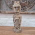 escultura madeira esculpida primitiva timor ancestral bali indonésia artesanato decorativo decoration wood carved artesintonia loja