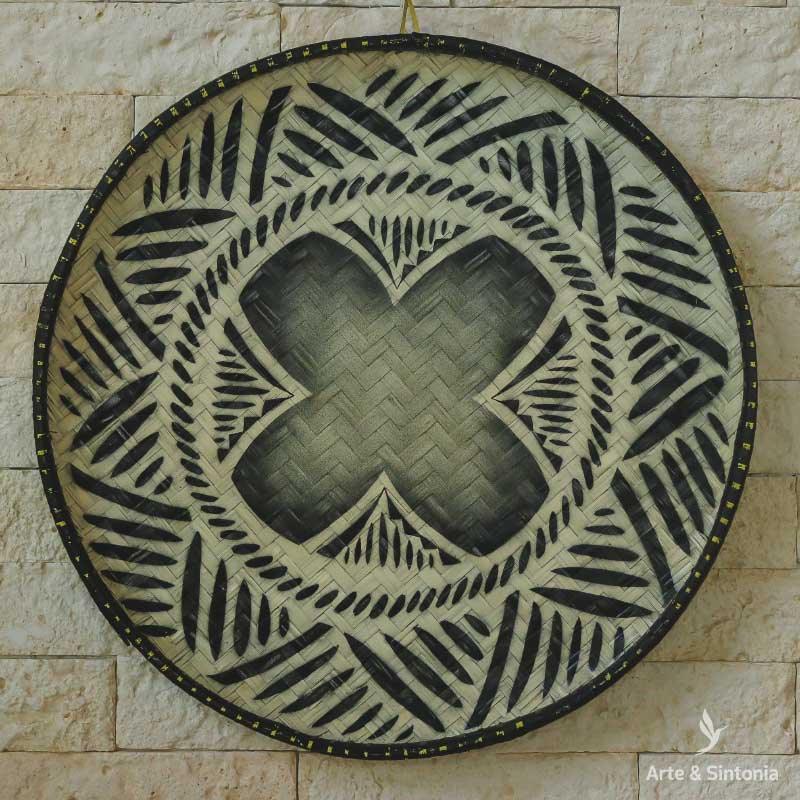 Cestaria de Parede em Bambu | Bali - Arte &amp; Sintonia bali 2021, bambu, boho, Cestaria, Decor de Paredes, Decor Home, decor paredes, etnicos all, lancamento, lancamentos, PromoFibras