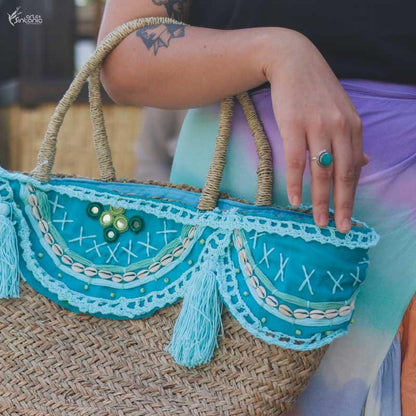 bolsa fibra natural azul artesanal moda bali indonesia artesintonia 5