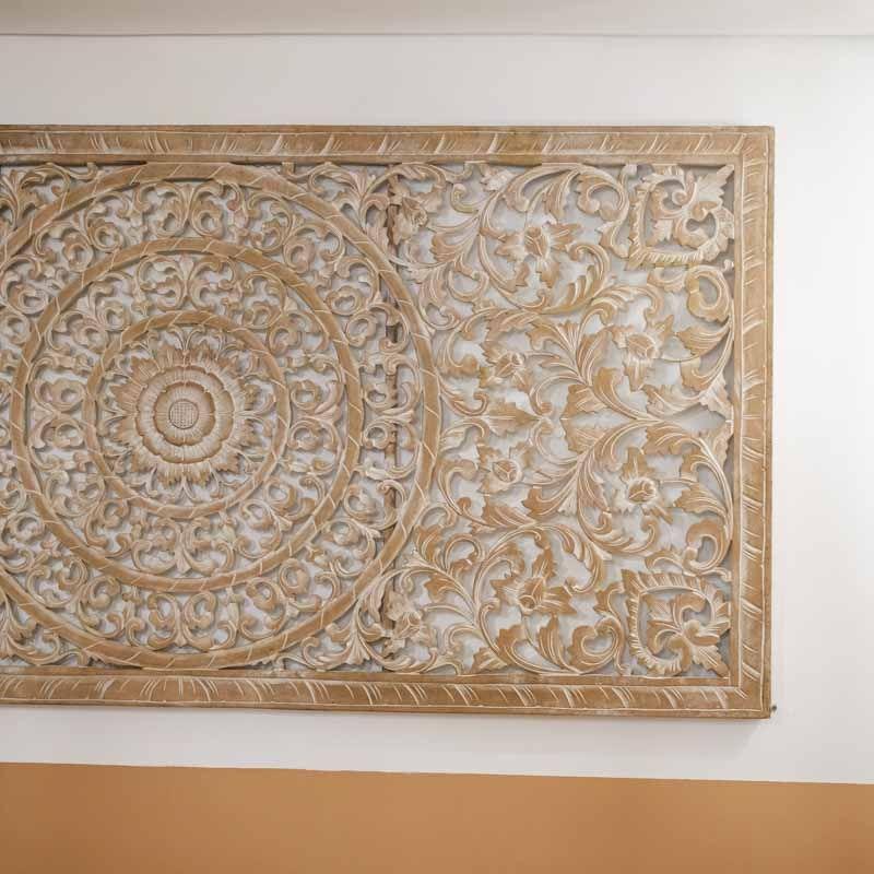 painel quadro mandala madeira mdf bali indonésia boho decor decoração entalhada artesanato frame wood zen loja online artesintonia compre