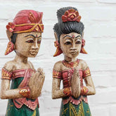 rama sita casal mitologia bal balinesa balines arte artesanato handmade madeira entalhada decor decoration decorativo