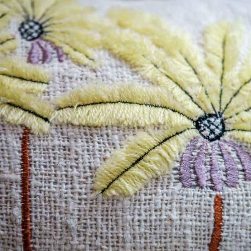 capa almofada bordado conforto boho artesanato têxtil balinesa indonésia art balinese embroidery loja comprar artesintonia