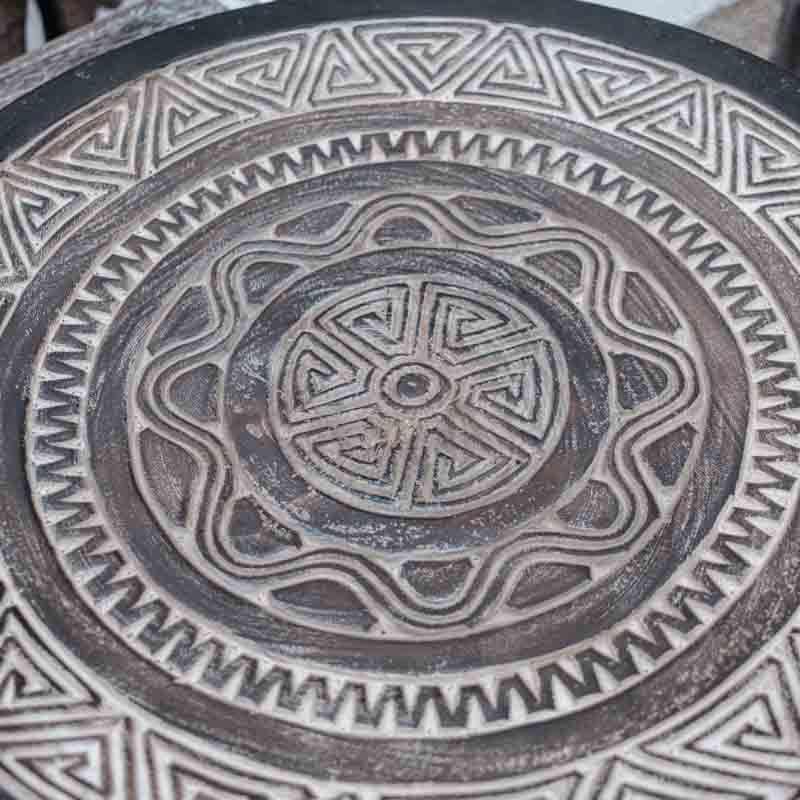 painel entalhado escultura mandalas étnicas tribal indonésia balinesa arte wood carved art loja online artesintonia