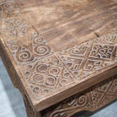 mesa centro madeira decorativa étnica étnico étnicos bali balinês balinesa decor decoração decoration arte artesanato handmade wood home house decor