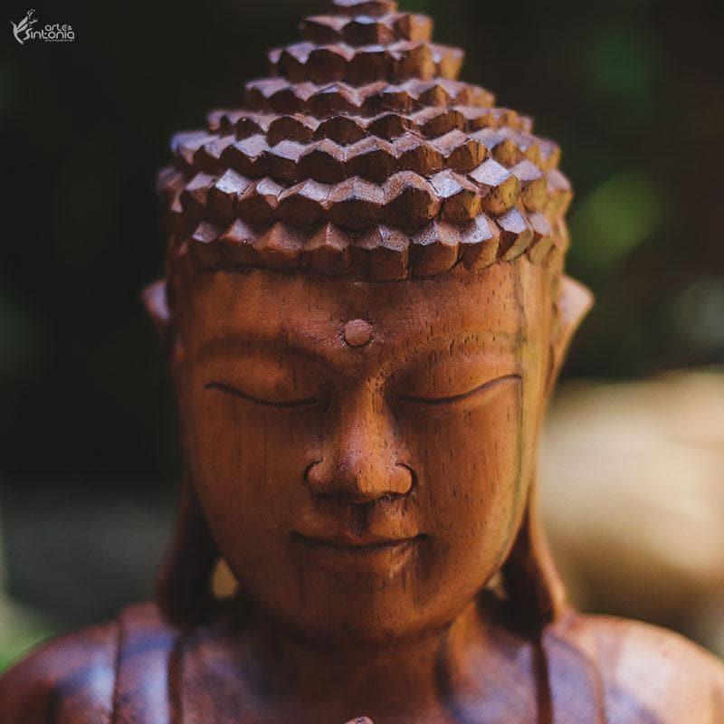 escultura entalhada madeira buda divindade buddha artesanal bali indonesia home decor decoracao zen artesintonia 4