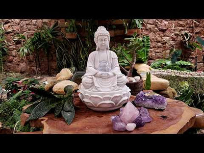 Fonte de Buda em Marmorite 30cm