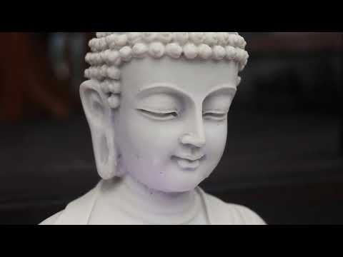 Fonte de Buda Tibetano Marmorite