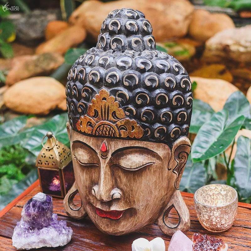 mascara decorativa buda buddha home decor decoracao zen budismo artesintonia bali indonesia 1