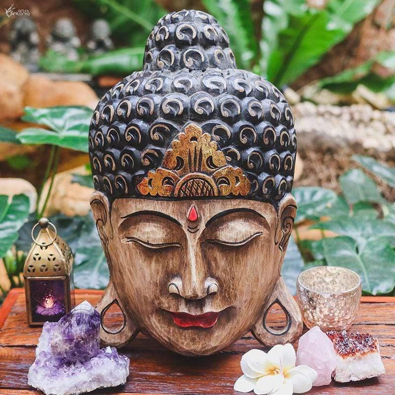 mascara decorativa buda buddha home decor decoracao zen budismo artesintonia bali indonesia 8