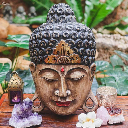 mascara decorativa buda buddha home decor decoracao zen budismo artesintonia bali indonesia 8