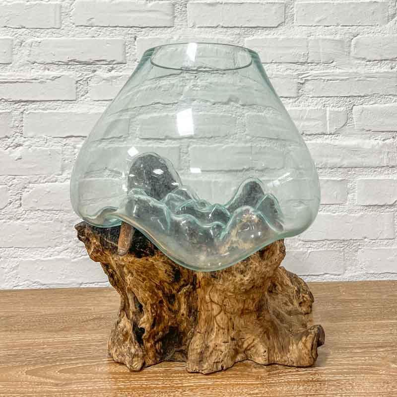     terrario-vaso-vidro-soprado-madeira-teka-teca-balinesa-decoracoes-home-decoration-glass-wood-aquario-rustico-artesintonia